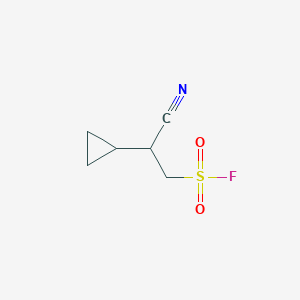 2-Cyano-2-cyclopropylethane-1-sulfonyl fluoride
