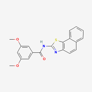 molecular formula C20H16N2O3S B2938630 (Z)-3,5-dimethoxy-N-(naphtho[2,1-d]thiazol-2(3H)-ylidene)benzamide CAS No. 325978-09-4