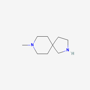 molecular formula C9H18N2 B2938633 8-Methyl-2,8-diazaspiro[4.5]decane CAS No. 1158750-98-1