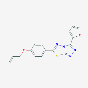 Allyl 4-[3-(2-furyl)[1,2,4]triazolo[3,4-b][1,3,4]thiadiazol-6-yl]phenyl ether