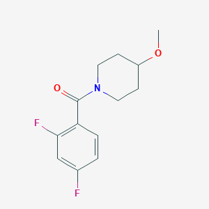 molecular formula C13H15F2NO2 B2938649 (2,4-二氟苯基)(4-甲氧基哌啶-1-基)甲酮 CAS No. 1235320-98-5