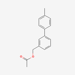 molecular formula C16H16O2 B2938687 4-'Methyl-[1'1-biphenyl]-3-yl)methyl acetate CAS No. 126485-54-9