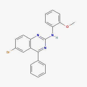 6-bromo-N-(2-methoxyphenyl)-4-phenylquinazolin-2-amine