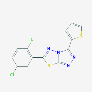 6-(2,5-Dichlorophenyl)-3-(2-thienyl)[1,2,4]triazolo[3,4-b][1,3,4]thiadiazole