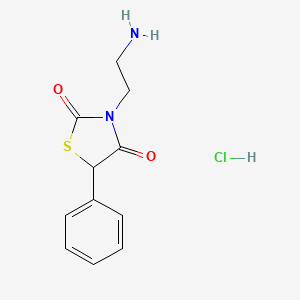 3-(2-Aminoethyl)-5-phenylthiazolidine-2,4-dione hydrochloride