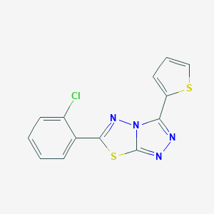 6-(2-Chlorophenyl)-3-(2-thienyl)[1,2,4]triazolo[3,4-b][1,3,4]thiadiazole