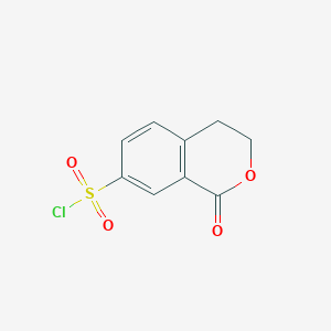 1-Oxo-3,4-dihydroisochromene-7-sulfonyl chloride
