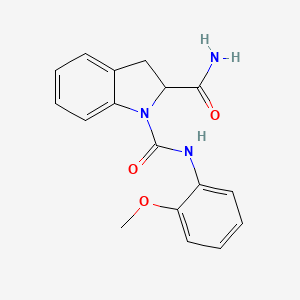 molecular formula C17H17N3O3 B2938883 N1-(2-methoxyphenyl)indoline-1,2-dicarboxamide CAS No. 1101640-58-7