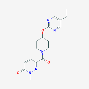 6-[4-(5-Ethylpyrimidin-2-yl)oxypiperidine-1-carbonyl]-2-methylpyridazin-3-one