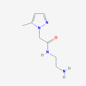 N-(2-aminoethyl)-2-(5-methyl-1H-pyrazol-1-yl)acetamide