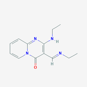 2-(ethylamino)-3-[(1E)-(ethylimino)methyl]-4H-pyrido[1,2-a]pyrimidin-4-one