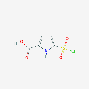 5-(Chlorosulfonyl)-1H-pyrrole-2-carboxylic acid