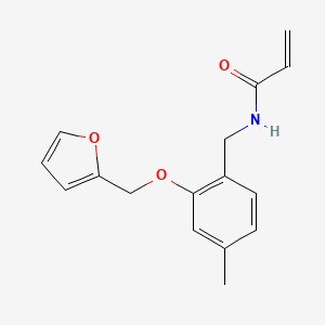 N-({2-[(furan-2-yl)methoxy]-4-methylphenyl}methyl)prop-2-enamide