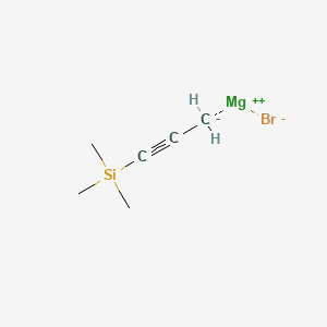 molecular formula C6H11BrMgSi B2938925 3-(三甲基甲硅烷基)丙炔基溴化镁，二甲基四氢呋喃中浓度为 0.50 M CAS No. 78012-45-0