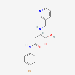 4-((4-Bromophenyl)amino)-4-oxo-2-((pyridin-3-ylmethyl)amino)butanoic acid