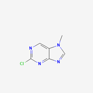 molecular formula C6H5ClN4 B2938944 2-氯-7-甲基-7H-嘌呤 CAS No. 55286-05-0