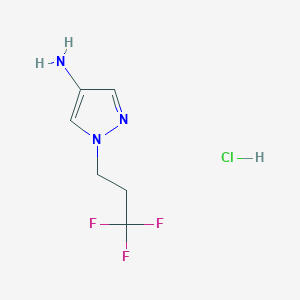 1-(3,3,3-Trifluoropropyl)-1H-pyrazol-4-amine hydrochloride
