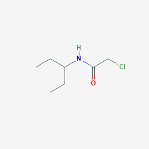 molecular formula C7H14ClNO B2939037 2-chloro-N-pentan-3-ylacetamide CAS No. 726154-35-4