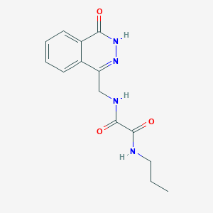 molecular formula C14H16N4O3 B2939050 N-[(4-oxo-3,4-dihydrophthalazin-1-yl)methyl]-N'-propylethanediamide CAS No. 923688-86-2