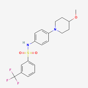 N-(4-(4-methoxypiperidin-1-yl)phenyl)-3-(trifluoromethyl)benzenesulfonamide