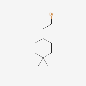 molecular formula C10H17Br B2939098 6-(2-Bromoethyl)spiro[2.5]octane CAS No. 2490418-48-7