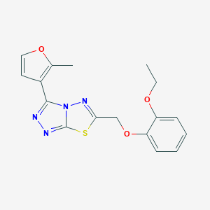 6-[(2-Ethoxyphenoxy)methyl]-3-(2-methyl-3-furyl)[1,2,4]triazolo[3,4-b][1,3,4]thiadiazole