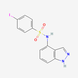 N-(1H-indazol-4-yl)-4-iodobenzenesulfonamide