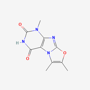4,7,8-Trimethylpurino[8,7-b][1,3]oxazole-1,3-dione