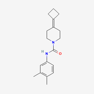 4-Cyclobutylidene-N-(3,4-dimethylphenyl)piperidine-1-carboxamide