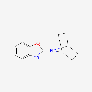 molecular formula C13H14N2O B2939168 2-(7-Azabicyclo[2.2.1]heptan-7-yl)-1,3-benzoxazole CAS No. 2415583-82-1