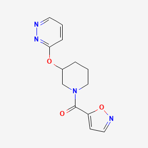 Isoxazol-5-yl(3-(pyridazin-3-yloxy)piperidin-1-yl)methanone