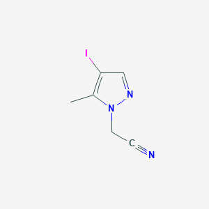 2-(4-Iodo-5-methyl-1H-pyrazol-1-yl)acetonitrile