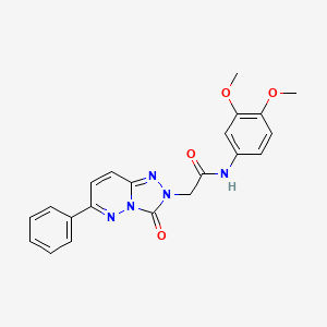 N-(3,4-dimethoxyphenyl)-2-(3-oxo-6-phenyl-[1,2,4]triazolo[4,3-b]pyridazin-2(3H)-yl)acetamide