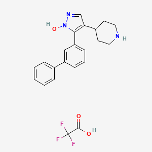 molecular formula C22H22F3N3O3 B2939226 PHP 501 trifluoroacetate CAS No. 1236105-75-1; 1781880-44-1