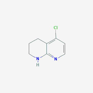 molecular formula C8H9ClN2 B2939227 5-Chloro-1,2,3,4-tetrahydro-1,8-naphthyridine CAS No. 1174297-60-9