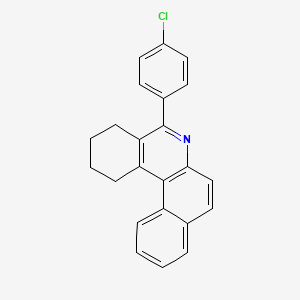 5-(4-Chlorophenyl)-1,2,3,4-tetrahydrobenzo[a]phenanthridine