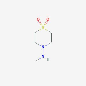 4-(Methylamino)-1lambda6-thiomorpholine-1,1-dione