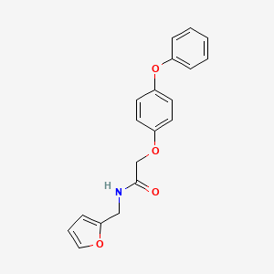 molecular formula C19H17NO4 B2939284 N-(furan-2-ylmethyl)-2-(4-phenoxyphenoxy)acetamide CAS No. 330677-31-1