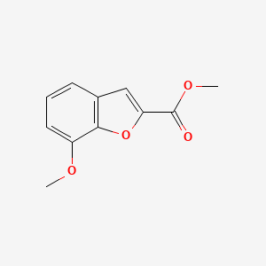 molecular formula C11H10O4 B2939298 Methyl 7-methoxy-1-benzofuran-2-carboxylate CAS No. 50551-58-1; 59254-09-0