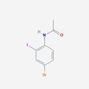 molecular formula C8H7BrINO B2939328 N-(4-bromo-2-iodophenyl)acetamide CAS No. 562080-91-5