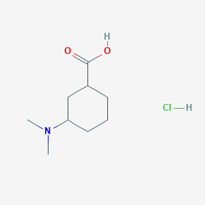 3-(Dimethylamino)cyclohexane-1-carboxylic acid hcl