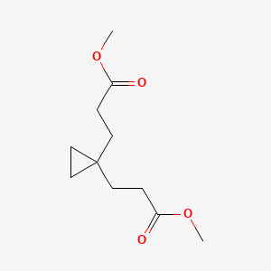 Methyl 3-[1-(3-methoxy-3-oxopropyl)cyclopropyl]propanoate