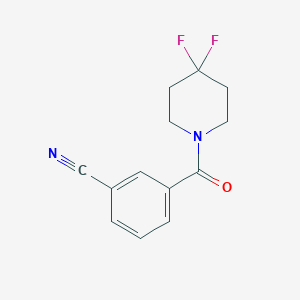 3-(4,4-Difluoropiperidine-1-carbonyl)benzonitrile