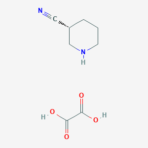 (3R)-piperidine-3-carbonitrile oxalic acid