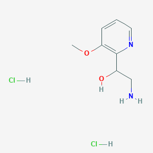 2-Amino-1-(3-methoxypyridin-2-yl)ethanol;dihydrochloride