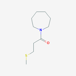 1-(Azepan-1-yl)-3-methylsulfanylpropan-1-one