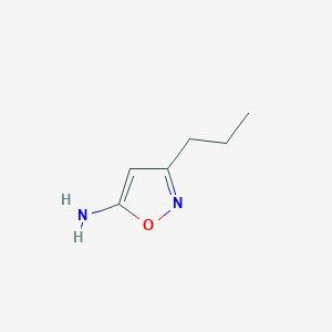 molecular formula C6H10N2O B2939427 3-Propylisoxazol-5-amine CAS No. 747411-47-8