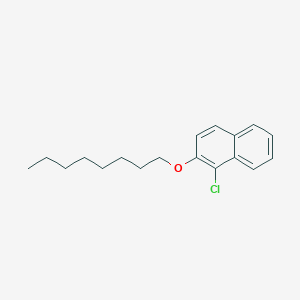 molecular formula C18H23ClO B2939429 1-Chloro-2-(octyloxy)naphthalene CAS No. 320423-71-0