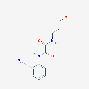 N'-(2-cyanophenyl)-N-(3-methoxypropyl)oxamide