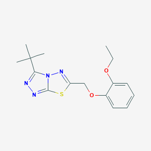 3-Tert-butyl-6-[(2-ethoxyphenoxy)methyl][1,2,4]triazolo[3,4-b][1,3,4]thiadiazole